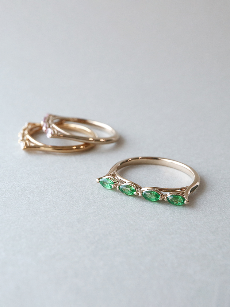 March Ring - 반지, 차보라이트